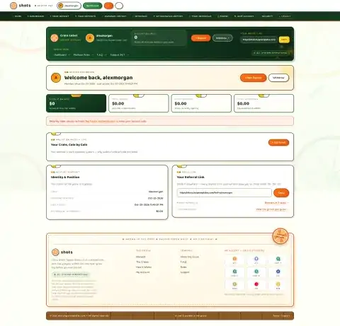 H-TPL45 member dashboard preview